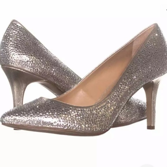 INC International Concepts Shoes - INC Pumps Heels Pearl Gold Zitah Size 9 NWOT